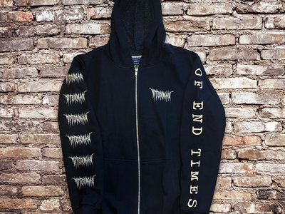 Of End Times Zipped hoodie - black main photo