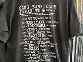Japan Tour / KÄNG BARRICADE Charcoal shirt photo 