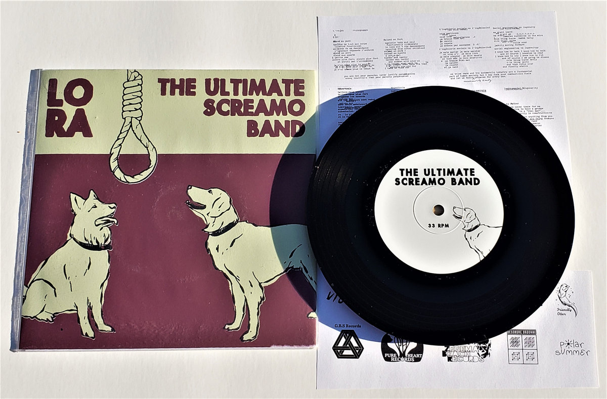 Split | LORA / THE ULTIMATE SCREAMO BAND | Zegema Beach Records