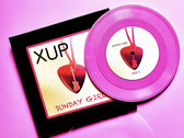 Sunday Girl 7"single pink glitter vinyl bundle photo 