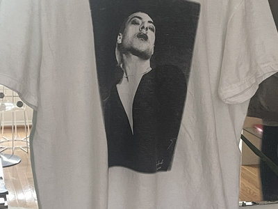 'heaven or bust' oversized vintage tee - white or black main photo