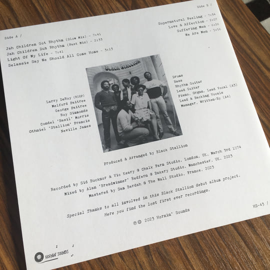 その他 LP Black Stallion We Are Men HS43 Hornin Sounds EU /00234 We Are Men | Black Stallion | Hornin' Sounds