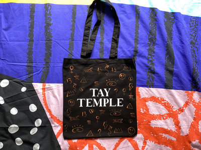 Tay Temple Hand Bleached Tote Bags main photo