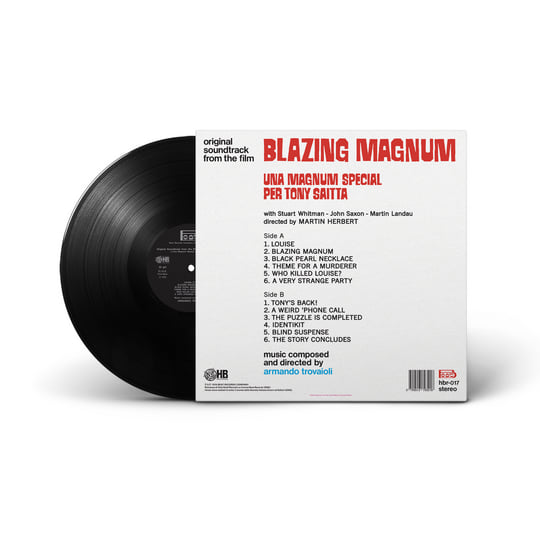 伊LP Armando Trovaioli Una Magnum Special Per Tony Saitta (Original Soundt HBR017 Holy Basil Records 未開封 /00260 Una Magnum Special Per Tony Saitta | Armando Trovaioli