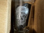 Etched pint glass photo 