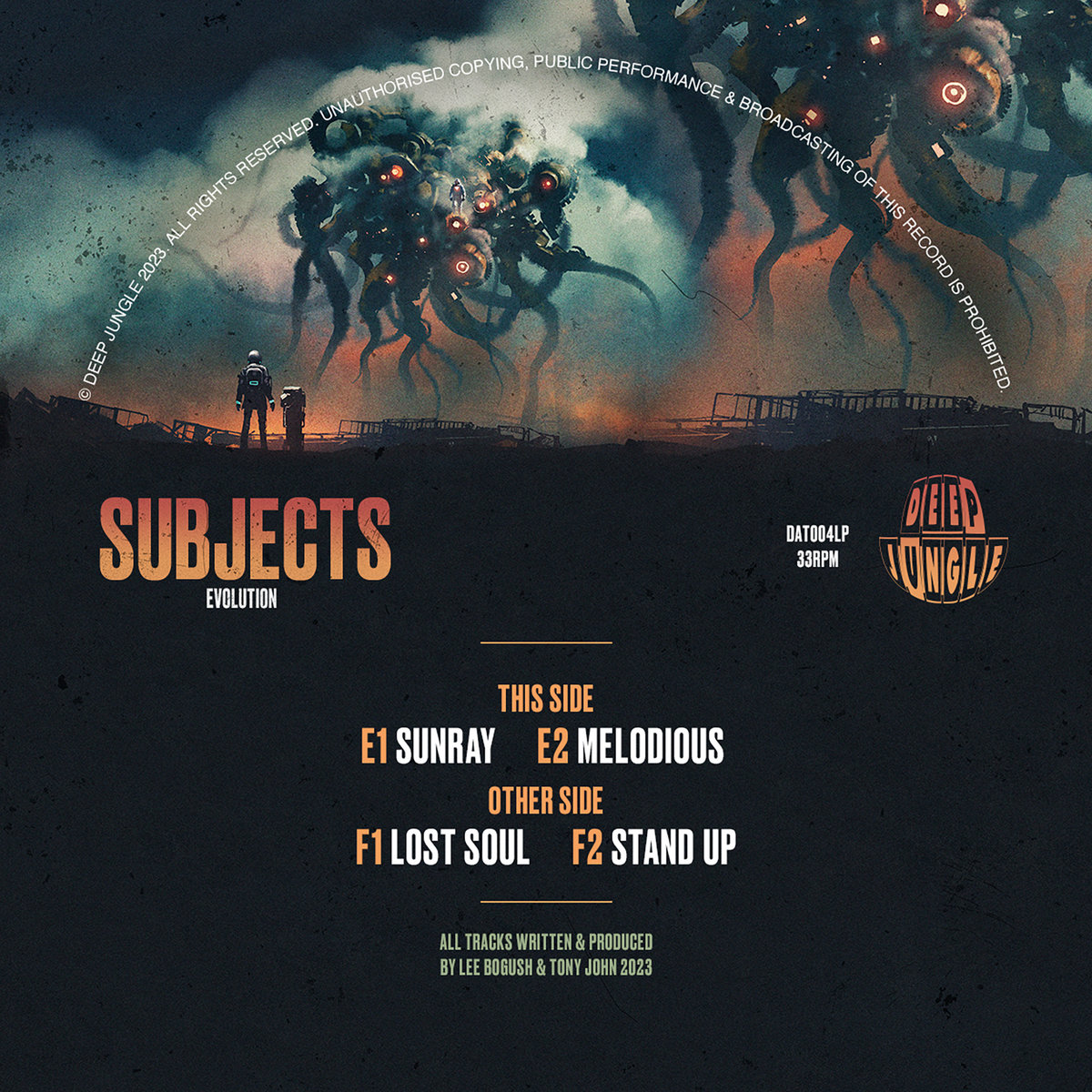 英3LP Subjects Evolution (3LP) DAT004LP Deep Jungle /00400 DAT004LP Subjects - Evolution | Subjects | Deep Jungle Records