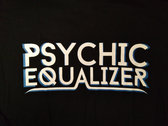 Psychic Equalizer Logo Unisex Black T-Shirt photo 