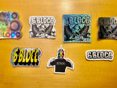 6Blocc Sticker Lot • FREE SHIPPING USA main photo