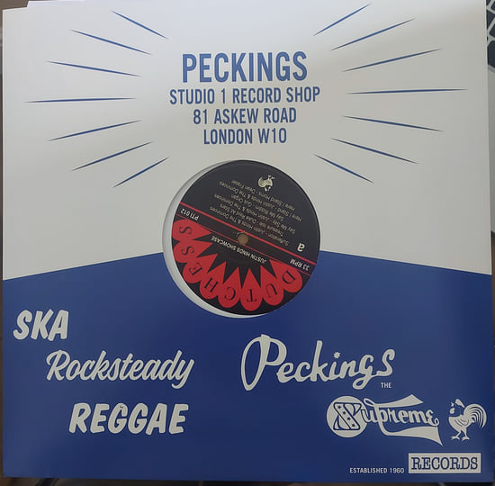 英LP Justin Hinds Show Case Volume 1 PTI012 Peckings /00250 Justin Hinds Showcase | Peckings Records