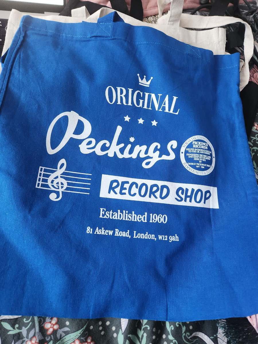 Original Peckings Records Shop Tote Bag | Peckings Records