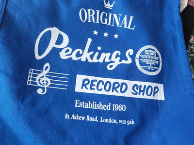 Original Peckings Records Shop Tote Bag main photo
