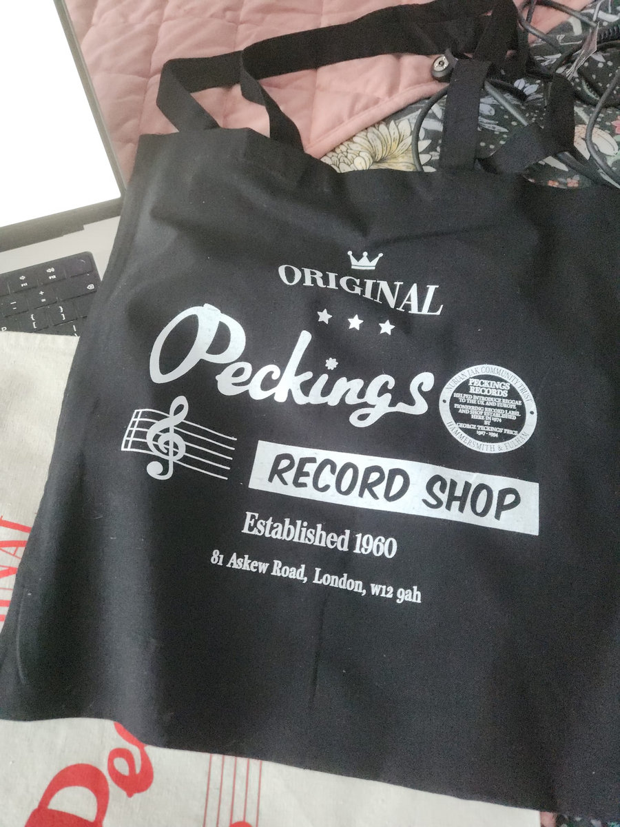 Original Peckings Records Shop Tote Bag | Peckings Records