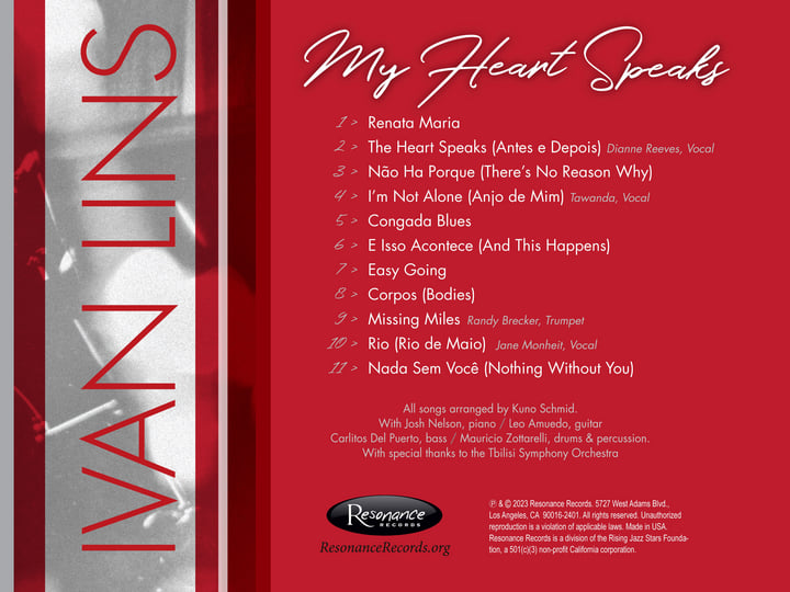 My Heart Speaks | Ivan Lins | Resonance Records