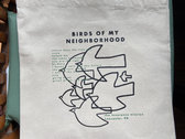 tote bag - birds of my neighborhood photo 