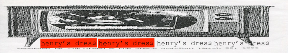Henry’s Dress — Photo
