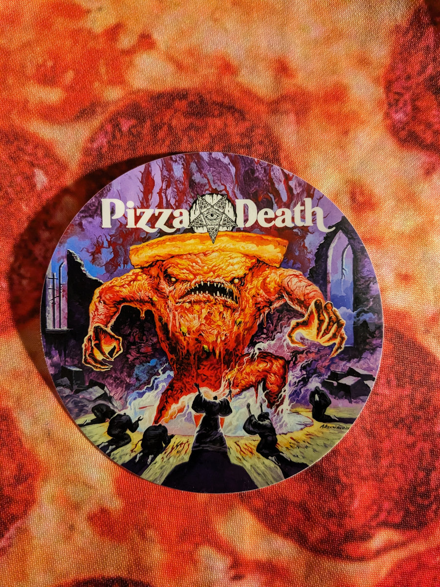 Pizza Death - Reign of the Anticrust album cover sticker | Pizza Death