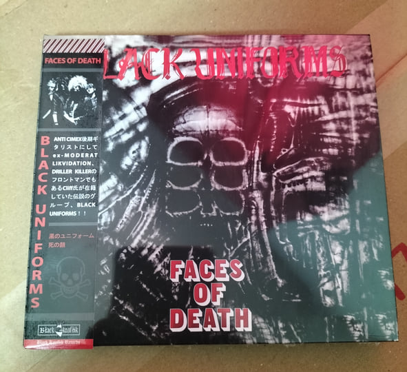 BLACK UNIFORMS - Faces Of Death CD 初回赤帯 未開封　/ discharge broken bones anticimex hellhammer slayer bathory celtic frost Black Uniforms: Faces of Death 12