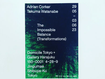 The Impossible Balance (Transformations) Tokyo Installation Poster main photo