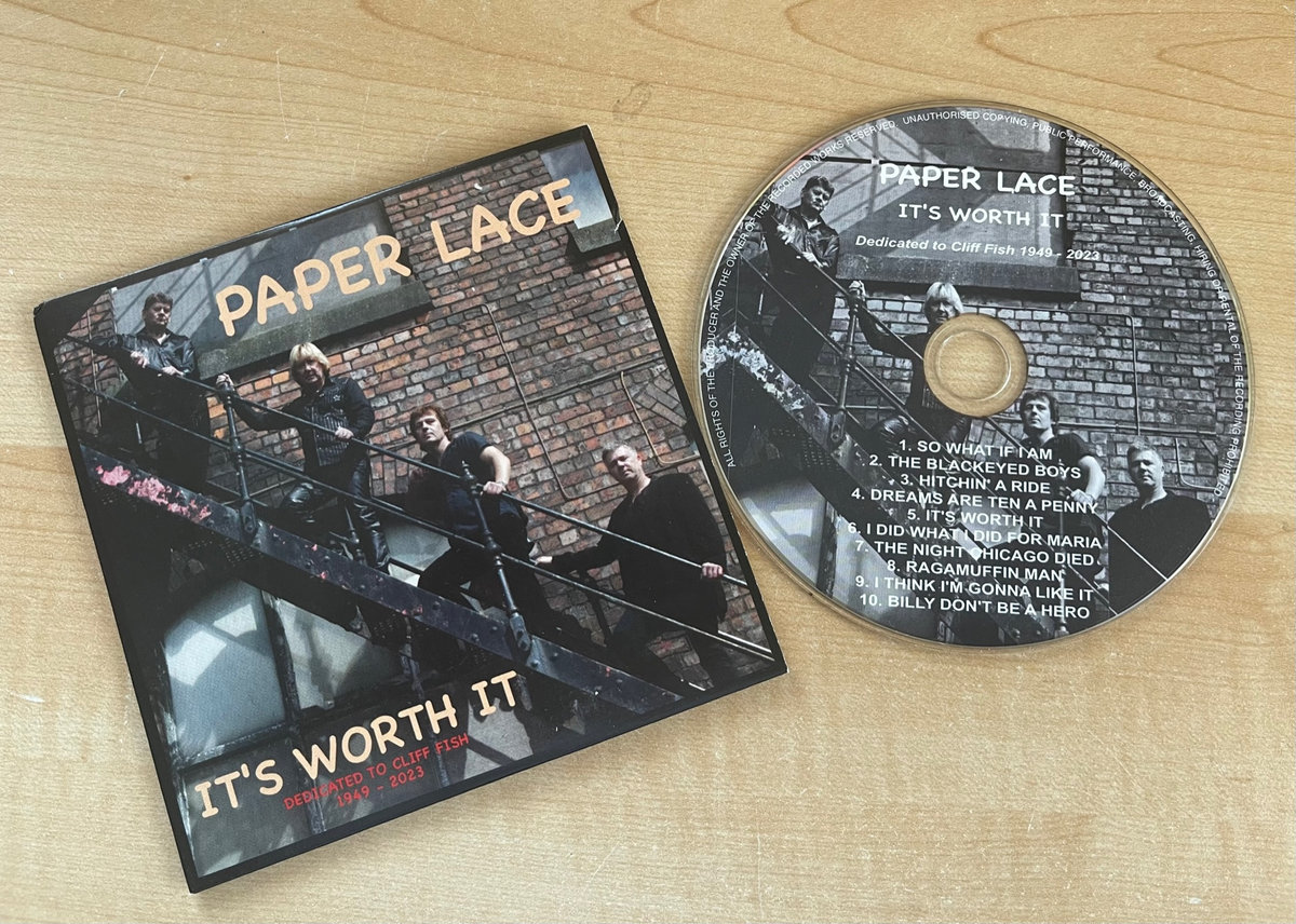 IT'S WORTH IT PAPER LACE The Original 70s Paper Lace