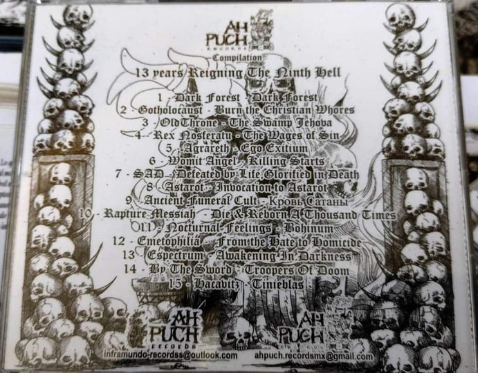 13 Years Reigning The Ninth Hell | Ah Puch Records Compilation