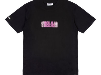 REPEATER 2.0 - Black With Pink Fade Logo T-Shirt main photo