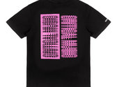 REPEATER 2.0 - Black With Pink Fade Logo T-Shirt photo 