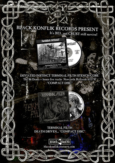 DEVIATED INSTINCT - Terminal Filth Stench-Core The 86 Demo + Bonus