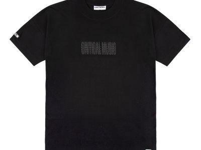 REPEATER 2.0 - Black With Graphite Grey Logo T-Shirt main photo
