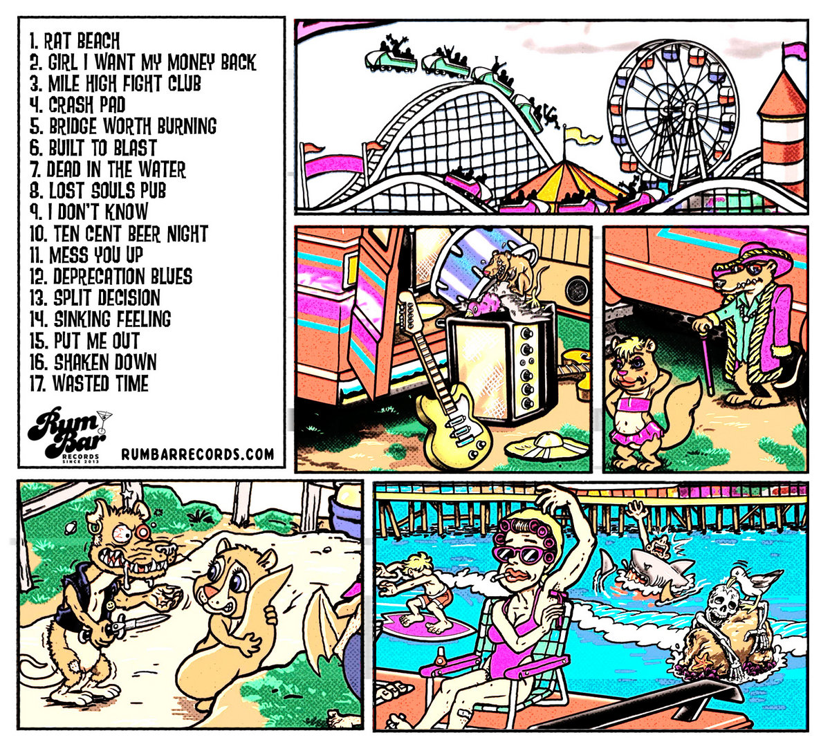Rat Beach (Deluxe Edition) | JJ & The Real Jerks | Rum Bar Records