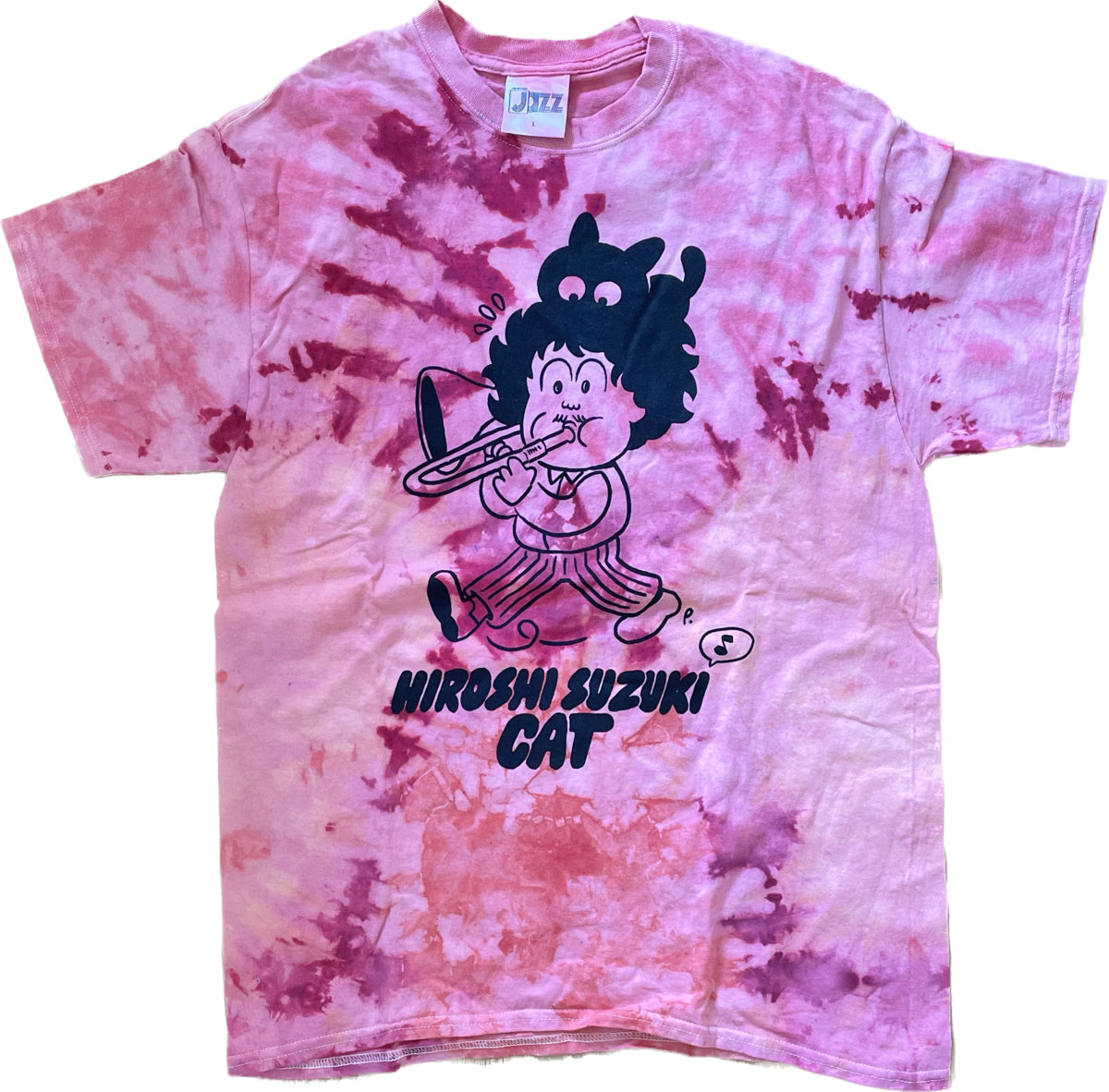 Hiroshi Suzuki Cat Tie Dye T-Shirt | WRWTFWW Records