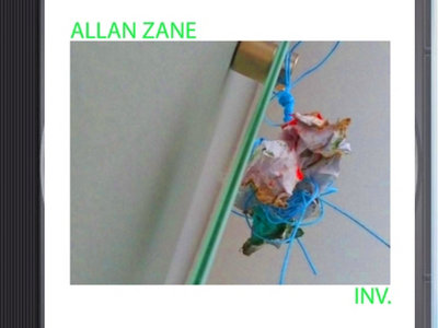 Allan Zane – 'INV.' professionally-manufactured CDr ltd. to 7!!! main photo
