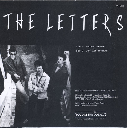 Nobody Loves Me b/w Don't Want You Back | THE LETTERS | State Records
