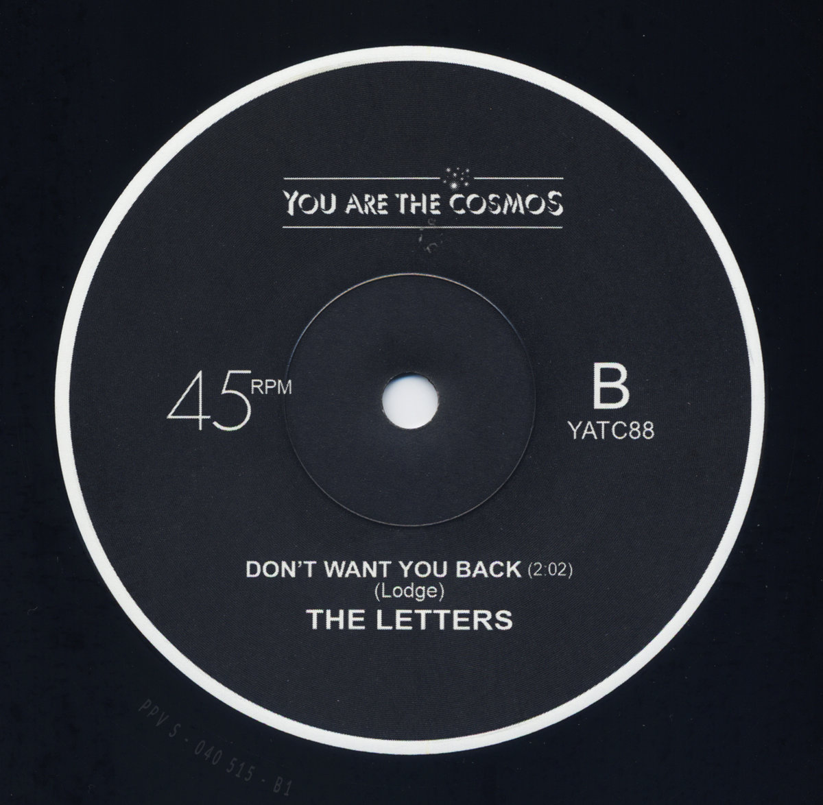 Nobody Loves Me b/w Don't Want You Back | THE LETTERS | State Records