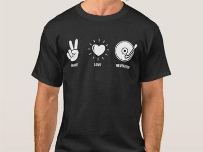 Peace Love Revolution 2.0 Unisex t-shirt main photo