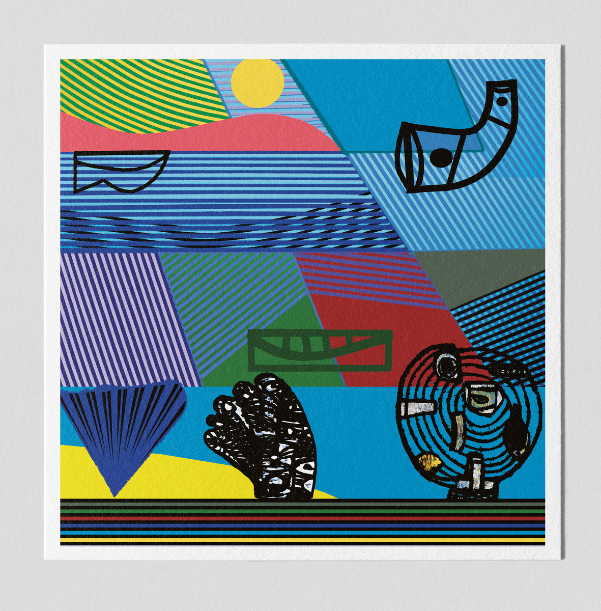 Rhythmic Land: Five New Prints by Dom Theobald | Curious Music