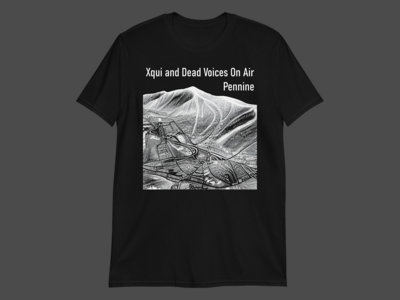 Xqui and Dead Voices On Air 'Pennine' t-shirt (Black) main photo