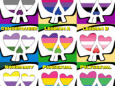 Pride skull button + logo button 2-pack photo 