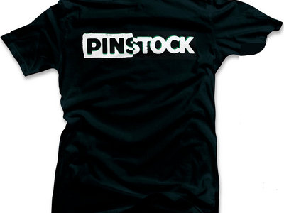 Pinstock Logo Shirt - Black w/ Green & White main photo