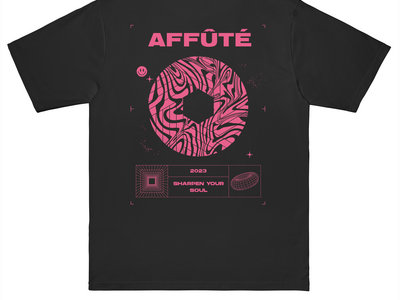2023 Affûté T-shirt with pink logo design - Sharpen Your Soul main photo