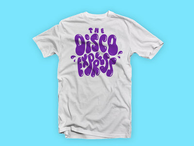 The Disco Express 'Drip Funk' Tee - Limited Edition, Purple on White main photo