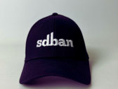 Sdban Logo Cap (Black w/ White Embroidery) photo 