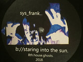 Sys_Frank (Fraughman) – Staring Into The Sun - LTD Lathe 7" photo 