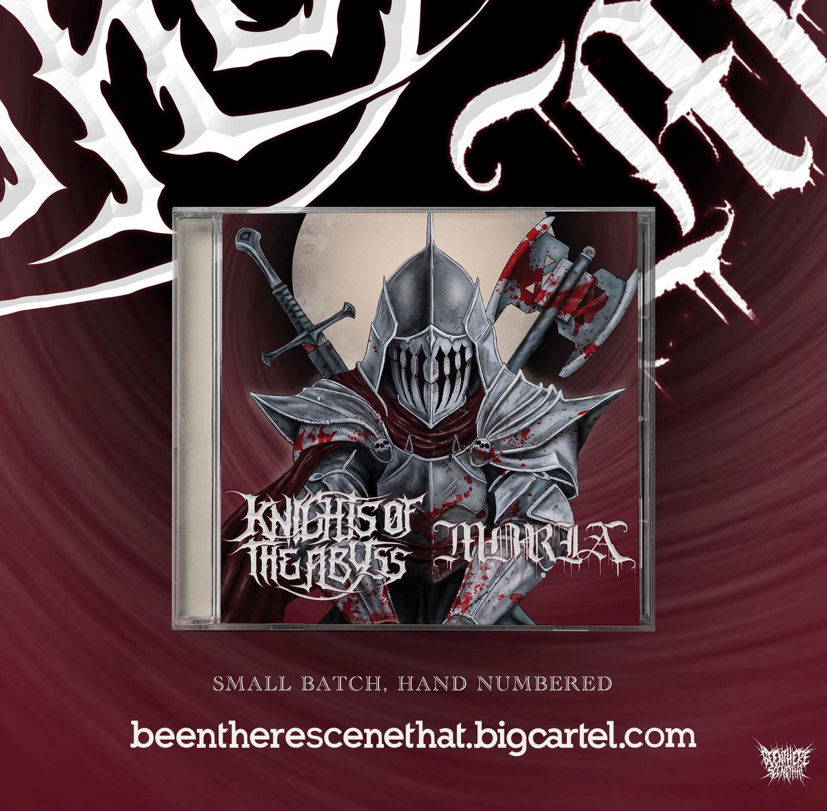 DAY BY DAY / THE ABYSS SHADOW レコード Knights Of The Abyss x Moria (Split) | Been There Scene That