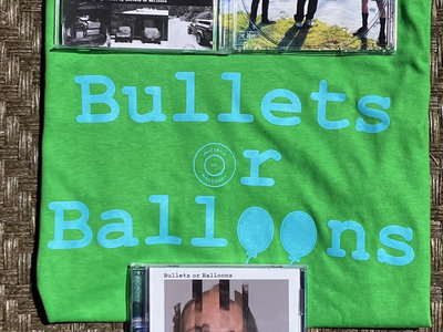 Bullets or Balloons logo shirt + "unwise and unprepared" CD main photo
