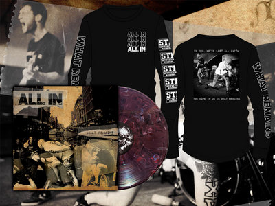 ALL IN 'WHAT REMAINS' Vinyl+Long Sleeve BUNDLE main photo