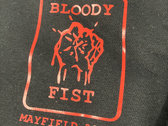 BLOODY FIST MAYFIELD 2304 HOODIE w/CROOKED PRINT (Size XL) photo 