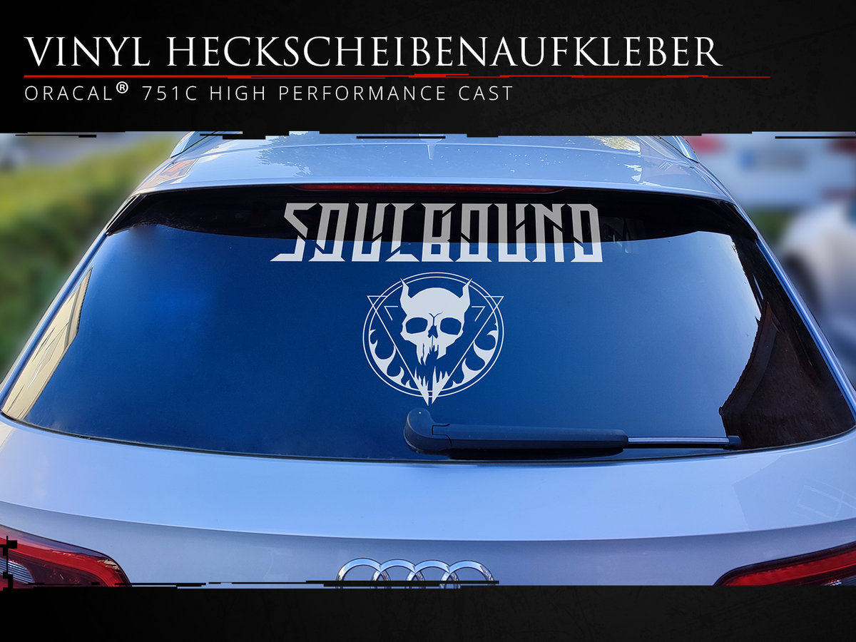 Soulbound - Logo - Heckscheibenaufkleber 44cm*29cm