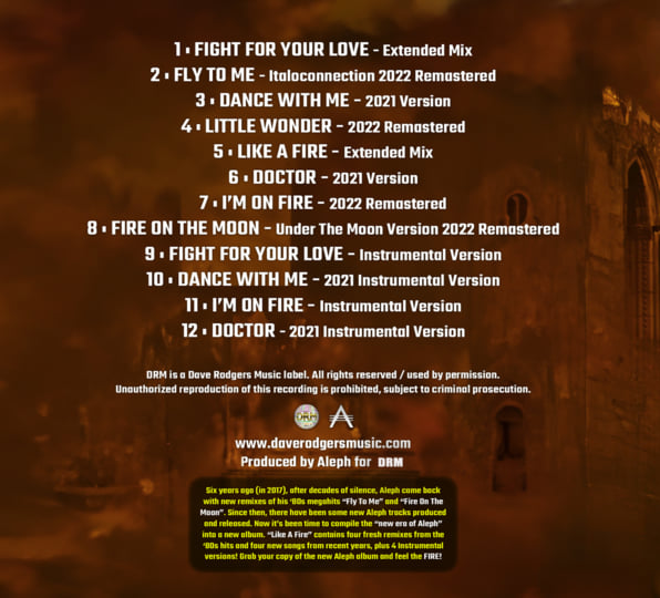 Like A Fire by Aleph Album | Aleph | Dave Rodgers Music