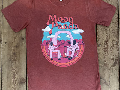 Moon Panda 'Desert' T-Shirt (Coral) main photo