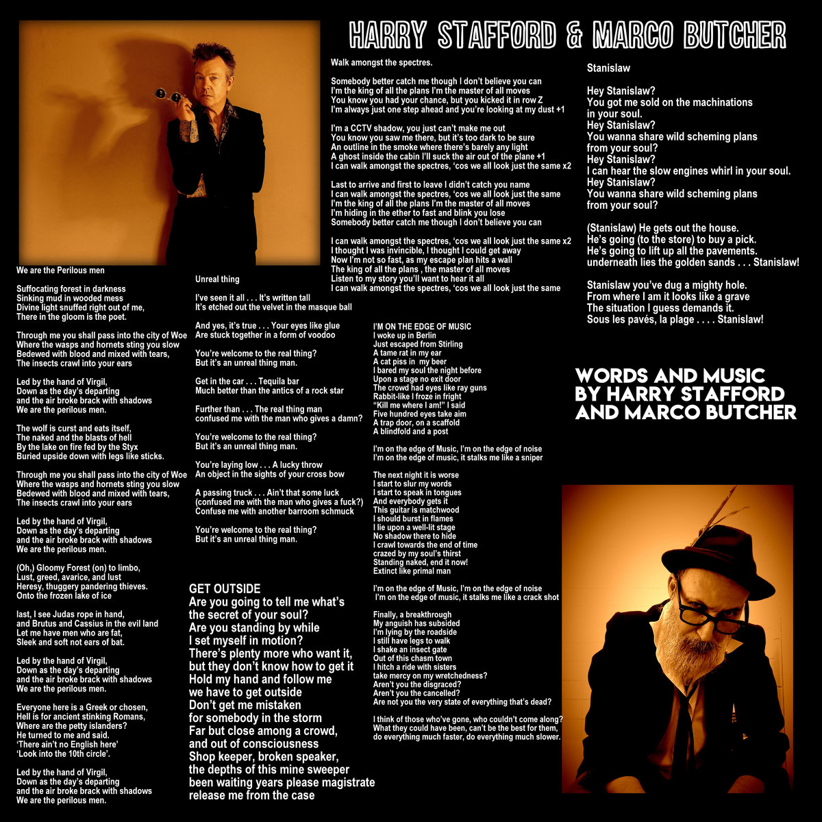 We are the Perilous Men Harry Stafford & Marco Butcher Harry Stafford